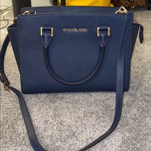 Navy Michael Kors Bag